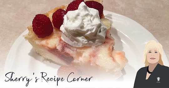 Raspberry Sugar Cream Pie Recipe