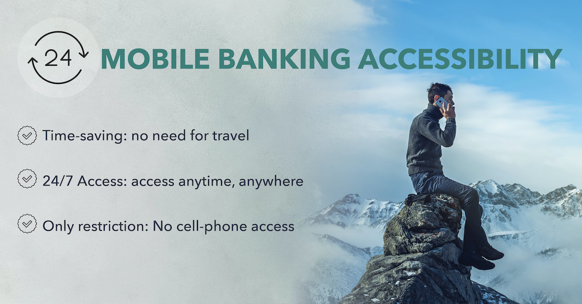 Mobile banking accessibility